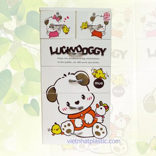 Tủ nhựa Việt Nhật 5 tầng, 6 ngăn tiện ích cho bé