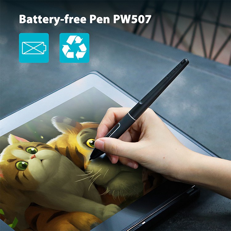 HUION Bút Cảm Ứng Kamvas Pro 12 / Pro 13 / Pro 16 / 16 / 20 PW507 Chất Lượng Cao