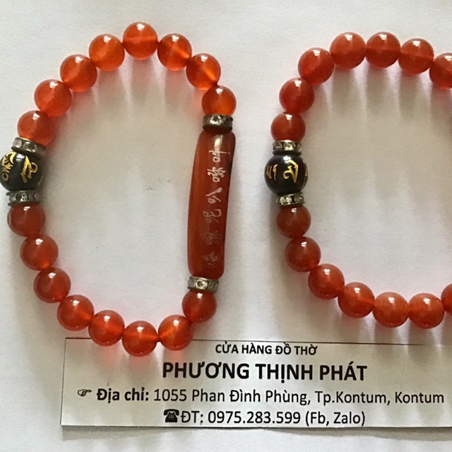 Vòng Tay Đá Phong Thuỷ Om Mani Padme Hum