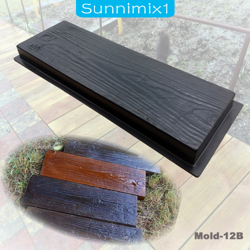 Khuôn Làm Gạch Lót Đường Giả Gỗ Sunnimix1