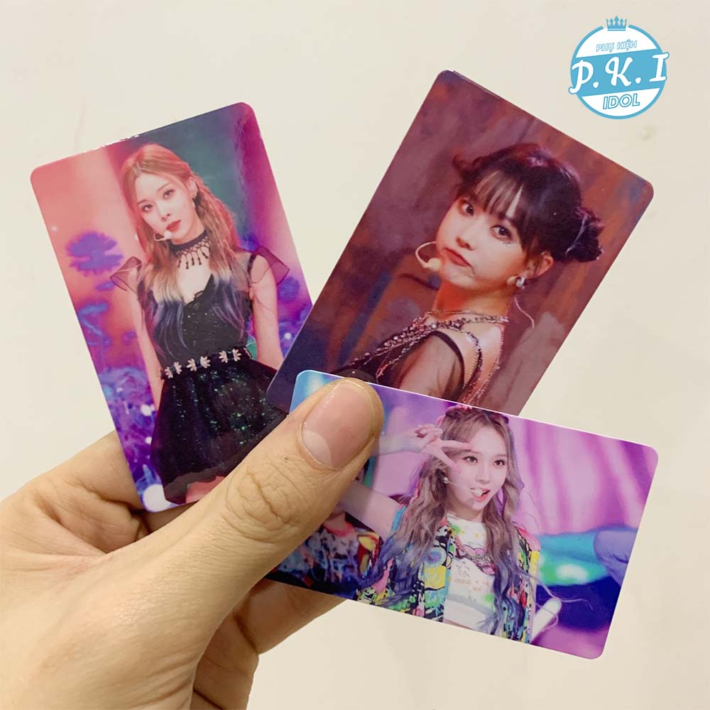 Bộ 9 Tấm Card Bo Góc Winter (A.e.s.p.a) Ép Bóng Siêu Cute