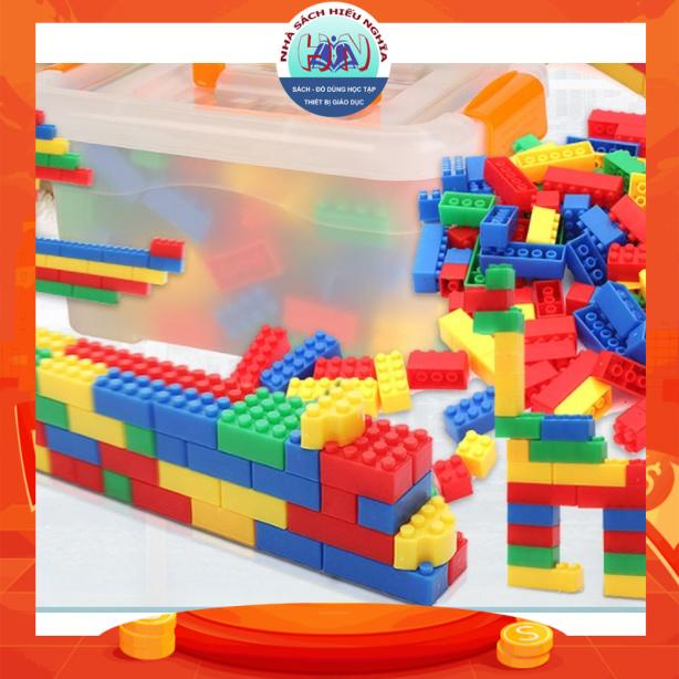 Khối xếp hình gạch lego DUPLO hàng cực đẹp - Nhựa ABS - Bán theo Kg (360-430 mảnh)