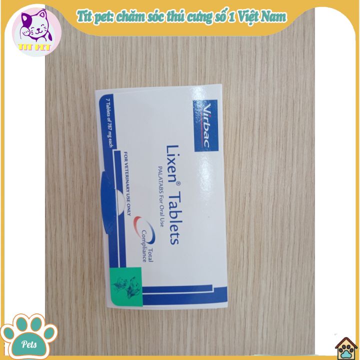 Lixen Tablets- Viên Nhai Trị Viêm Da, Nhiễm Khuẩn