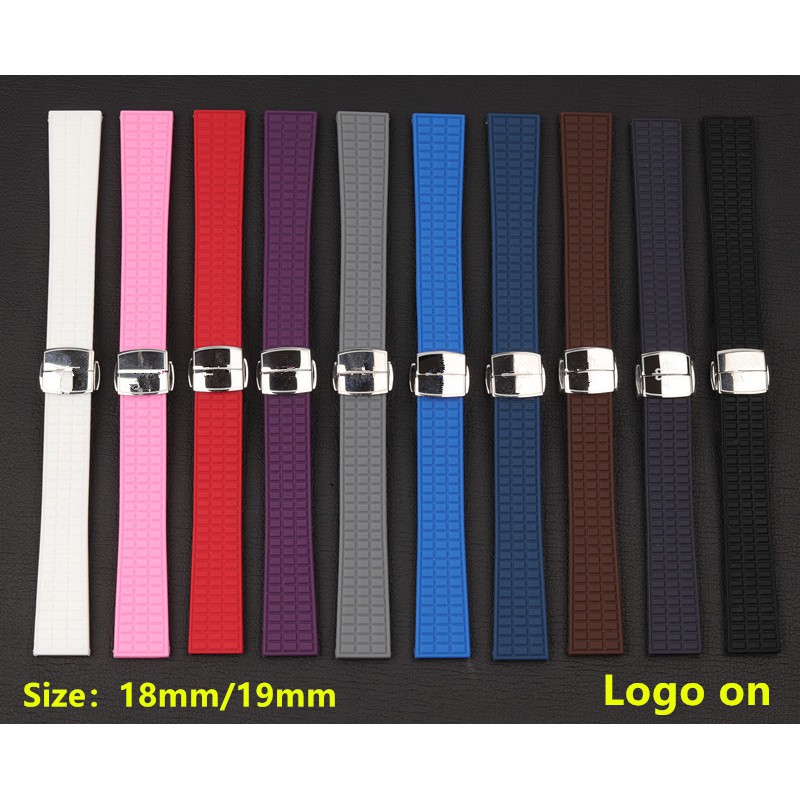 Dây Đeo Đồng Hồ Bằng Cao Su silicone 18mm 19mm Dành Cho Philippe belt Aquanaut 5067A 491PTK