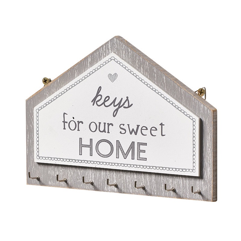 Móc treo đồ, chìa khóa hình mái nhà, hình chữu nhật trang trí home stays, quán cafe,...