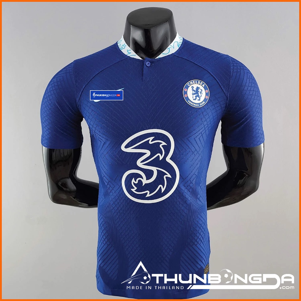 Áo Chelsea xanh sân nhà 2022-2023 bản PLAYER Issue BODY fit cao cấp Thái Lan