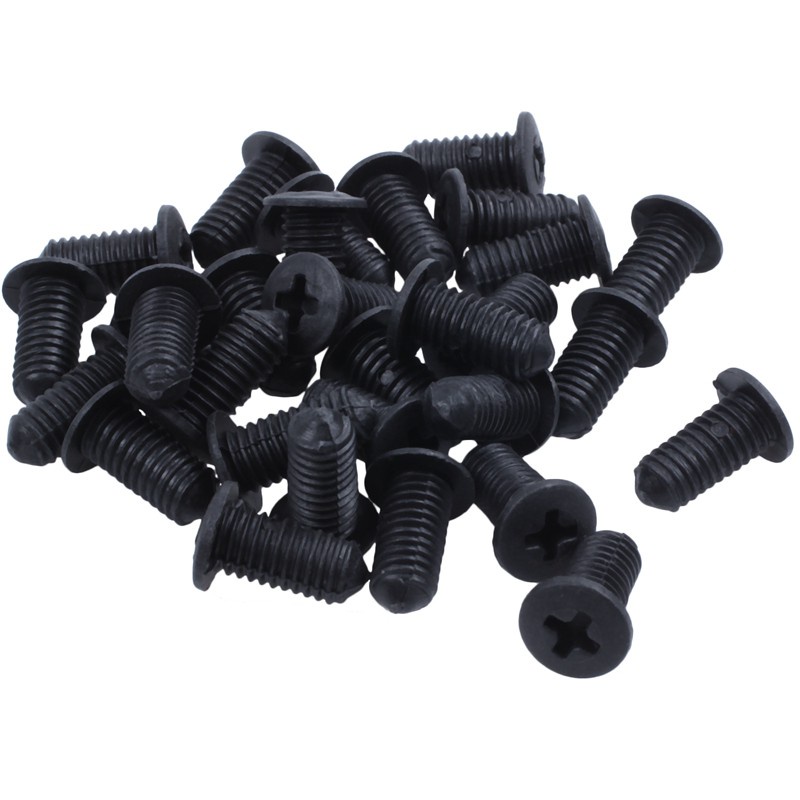 30x 8mm Auto Fender Clips Fit For Acura Honda Front Push-Type Retainer Clips Black