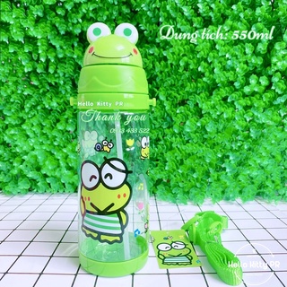 Bình nước có dây đeo Hellokitty Doremon Doraemon