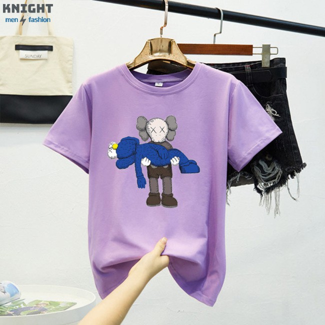 Áo Thun Tay Dài In Hình Kaws Trẻ Trung Cho Cặp Đôi | BigBuy360 - bigbuy360.vn