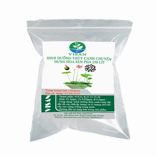 Dung dịch thủy canh trồng sen