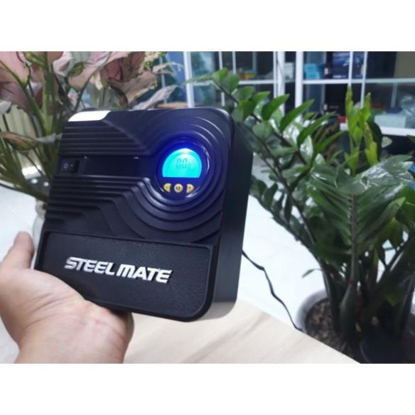 . Bơm Lốp Ô Tô STEELMATE P05 Bảo Hành 12 Tháng – Bơm Xe Ô Tô, Xe Máy Thông Minh Cảm Biến Hơi Tự Ngắt