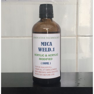 KEO LẠNH DÁN MICA ĐÀI LOAN ACRYLIC WELD.1 TRONG SUỐT 100ML