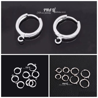 Bông Tai Khoen Tròn Inox - Thép Không Gỉ Cao Cấp