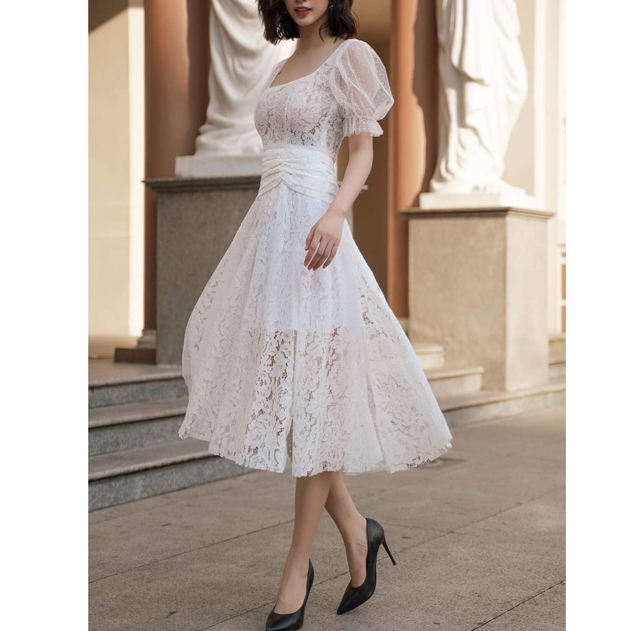 Đầm ren đi tiệc dáng xòe thiết kế sang trọng Jessica Dress - Devil Rabbit