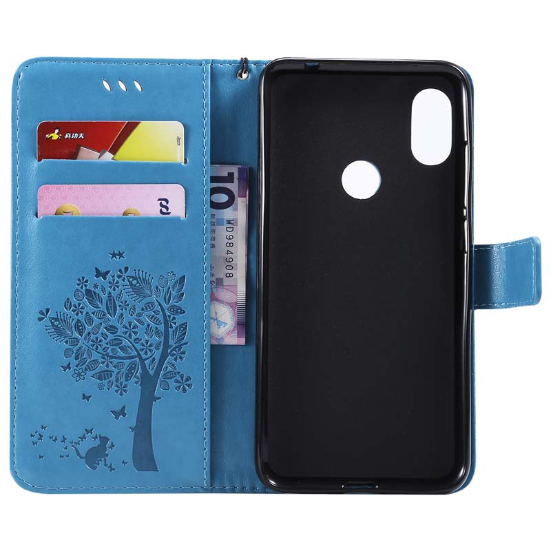 Bao da điện thoại dạng ví da lật dành cho Xiaomi Redmi Note 3 4 5 6 Pro Mi A2 Lite