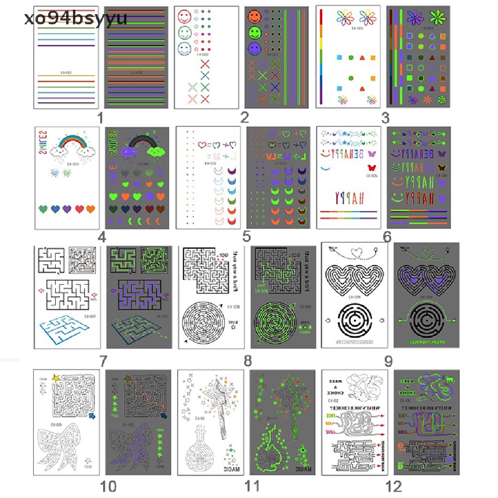 Miếng Dán Hình Xăm Tạm Thời Chống Thấm Nước Xo94Bsyu