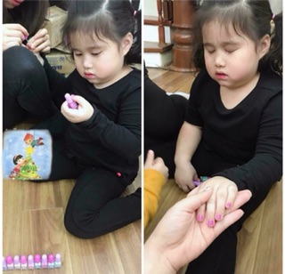 SƠN MÓNG TAY CHO BÉ - HÀNG UK