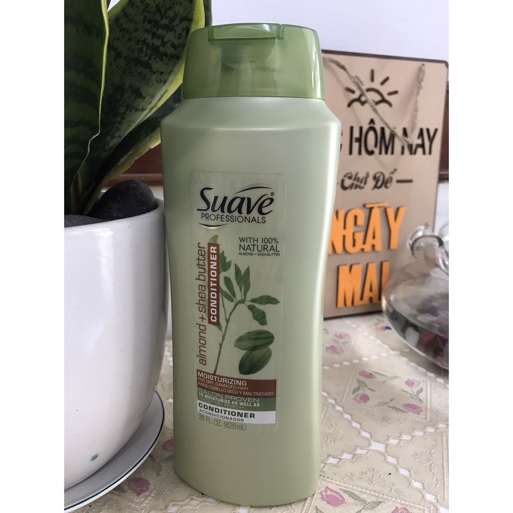 Dầu xả Suave Professionals Almond + Shea Butter - Hàng Mỹ