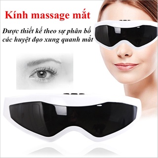 Máy massage mắt - kính massage mắt công nghệ từ tính giảm áp lực mắt, giảm mỏi mắt