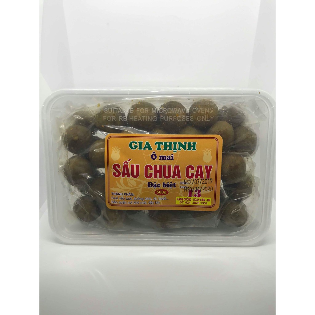 Ô mai sấu chua cay 500gr Gia Thịnh Hà Nội