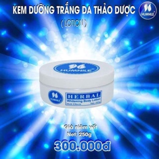 Kem Body dưỡng trắng humnile