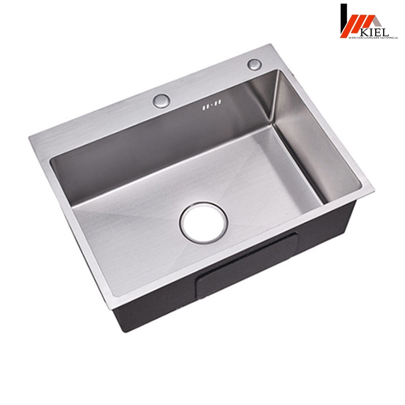 Chậu bồn rửa chén bát 1 hộc mini inox 304 TBVS89 kích thước 60x45 nhập khẩu chính hãng-bảo hành 2 năm