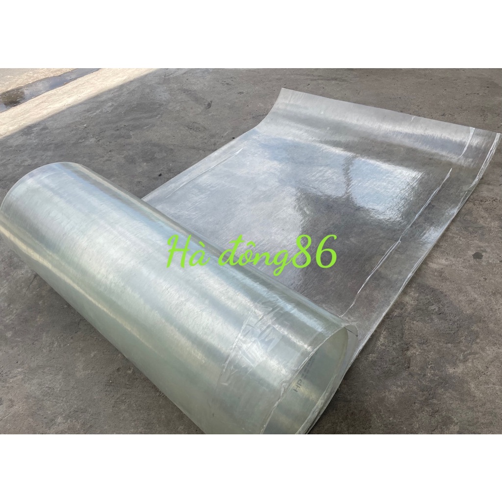 Tôn nhựa lấy ánh sáng màu trắng che nắng che mưa