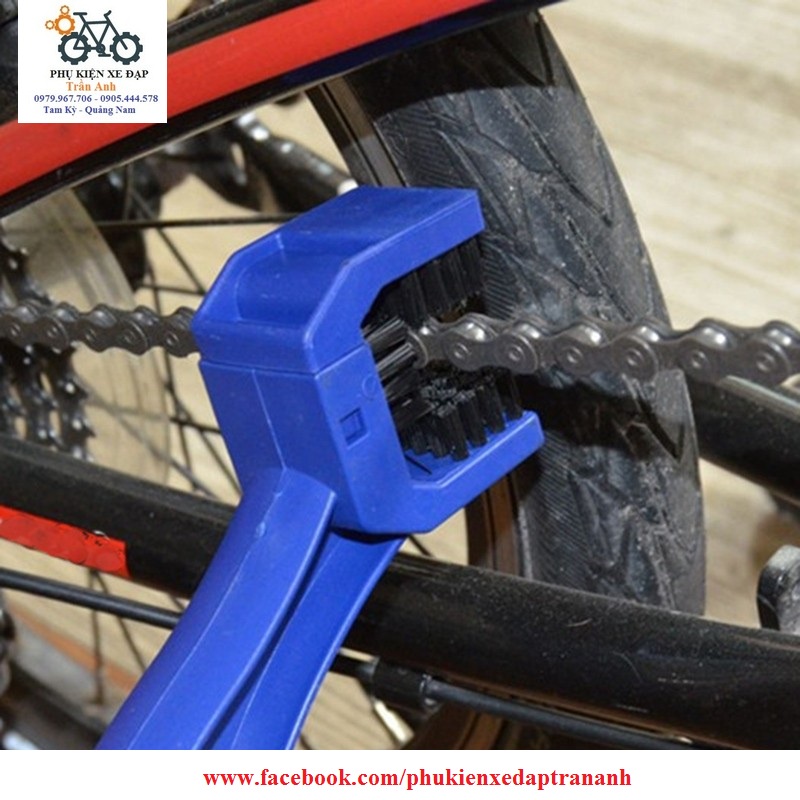 Bàn chải vệ sinh sên xích líp xe đạp - Cọ vệ sinh sên xích