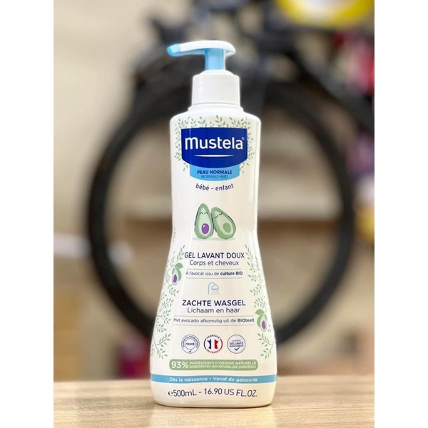 Sữa tắm gội MUSTELA 500ml mẫu mơi❤️