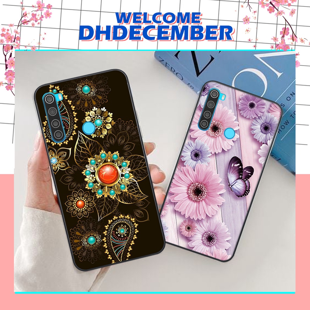 Ốp lưng Xiaomi REDMI NOTE 8 in hình hoa tinh tế , mới mẻ DH DECEMBER