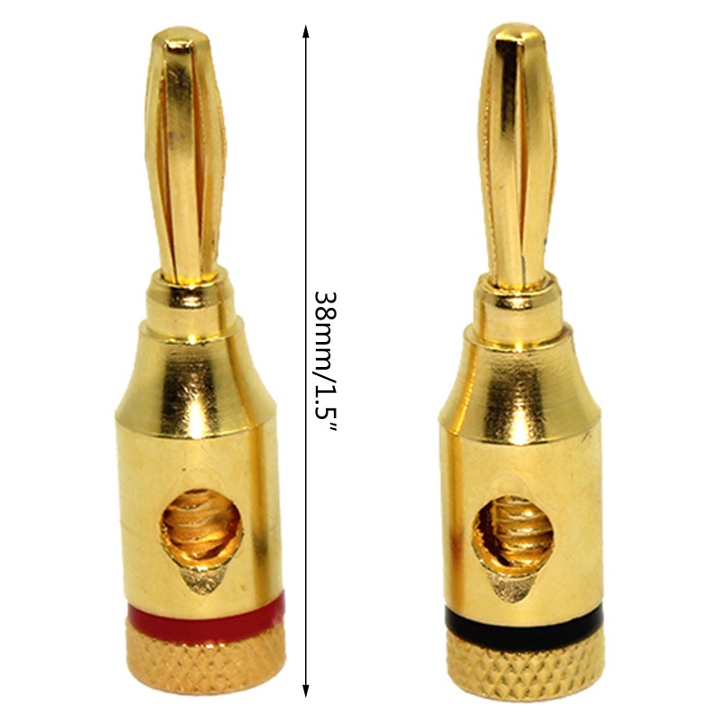 Set 10 Đầu Cắm Bắp Chuối Mạ Vàng Chất Lượng Cao Tiện Dụng