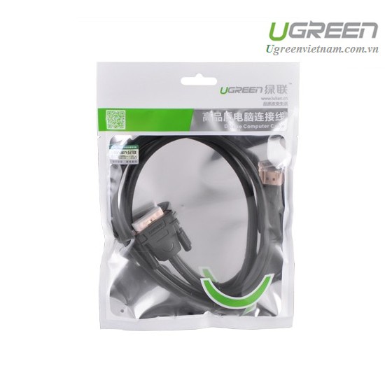 Cáp Displayport to DVI 24+1 dài 2m chính hãng Ugreen 10221