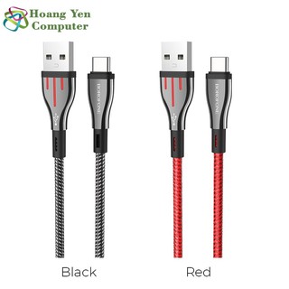 Cáp Sạc TYPE C Borofone BU23 Dài 1.2M Dây Dù Cho Android - BH 12 Tháng 1 đổi 1 (MÀU SẮC NGẪU NHIÊN) - Hoàng Yến Computer