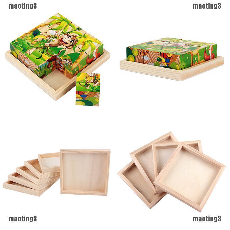 Đồ chơi khay gỗ xếp hình 6 mặt