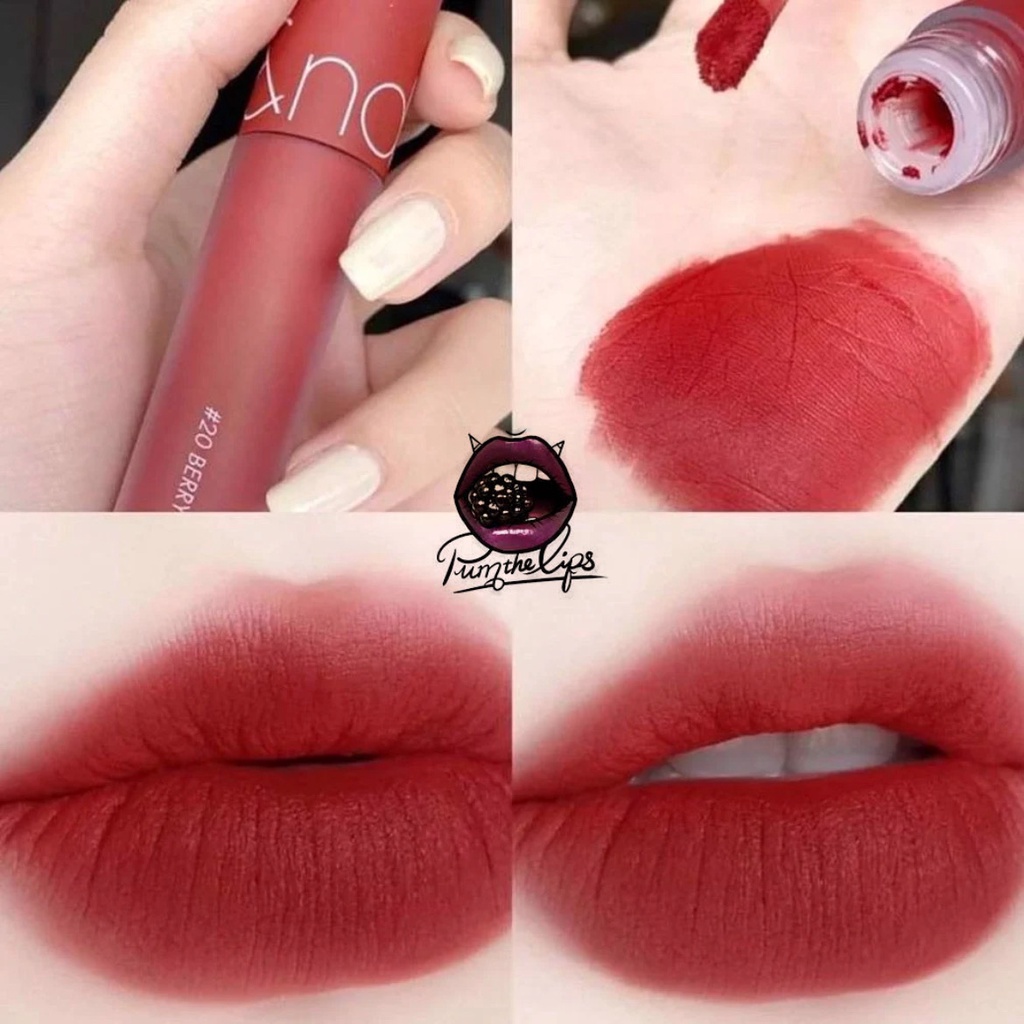 Son kem Zero Velvet Tint- màu 20 Berry Knit