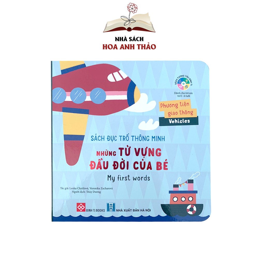 Sách - Đục trổ thông minh Những từ vựng đầu đời của bé song ngữ Việt Anh cho bé dưới 6 tuổi (Bộ 4 quyển)