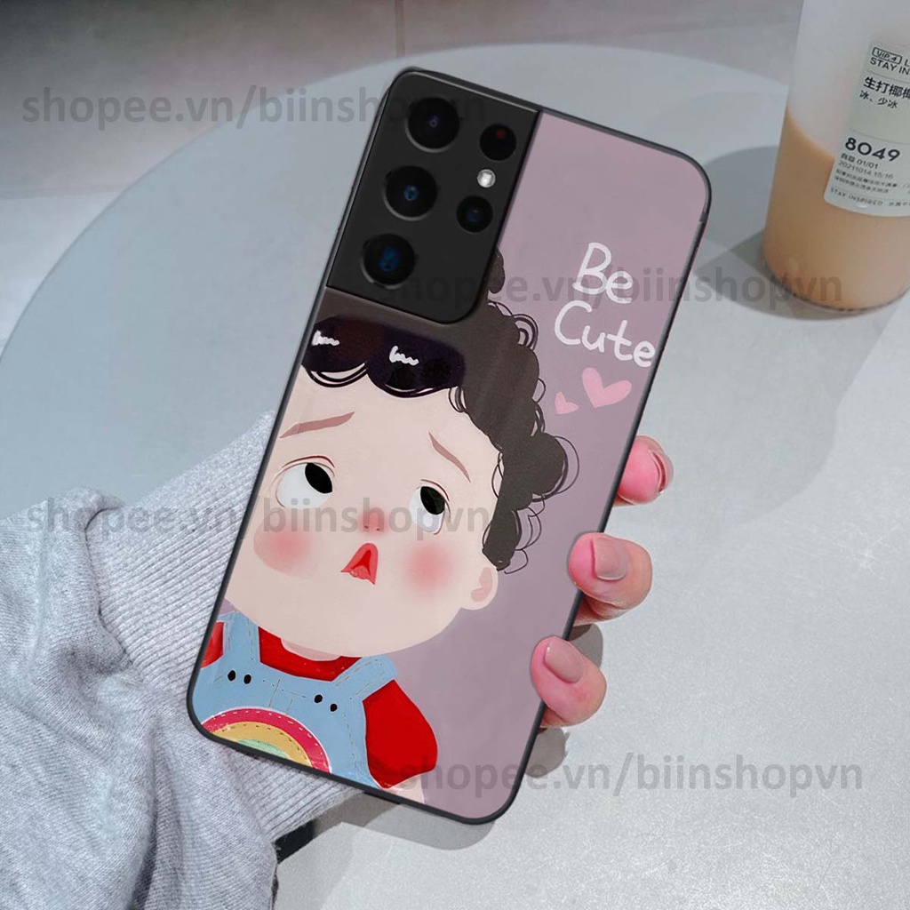 Ốp Samsung S21 Ultra in hình baby siêu dễ thương, ngộ nghĩnh đáng yêu