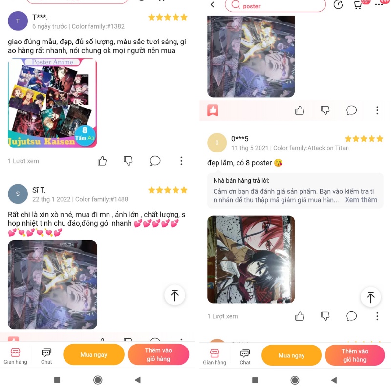 [Giấy Xịn] Hành Trình Của Elaina Light novels phù thủy set 8 tấm tranh poster to bự A3 anime siêu chất áp phích