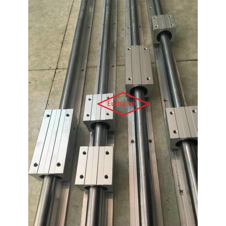 Thanh trượt tròn có đế SBR30 Ray trượt có đế SBR30