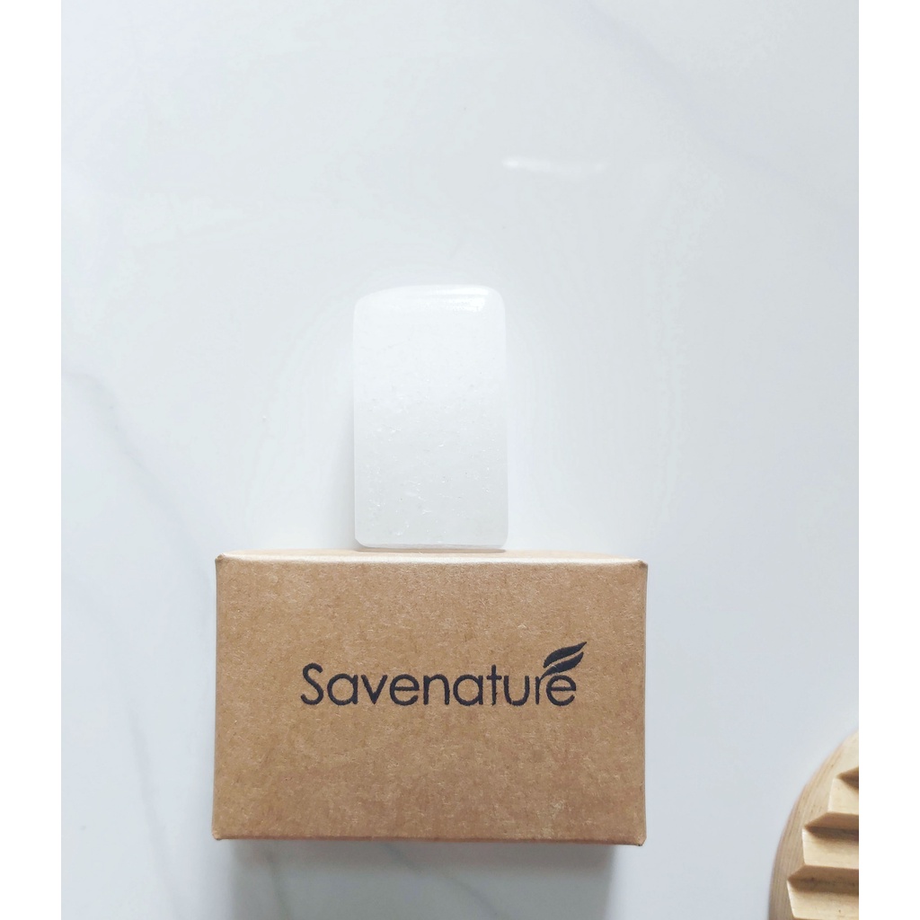 Đá muối khử mùi cơ thể hãng Savenature 60gr