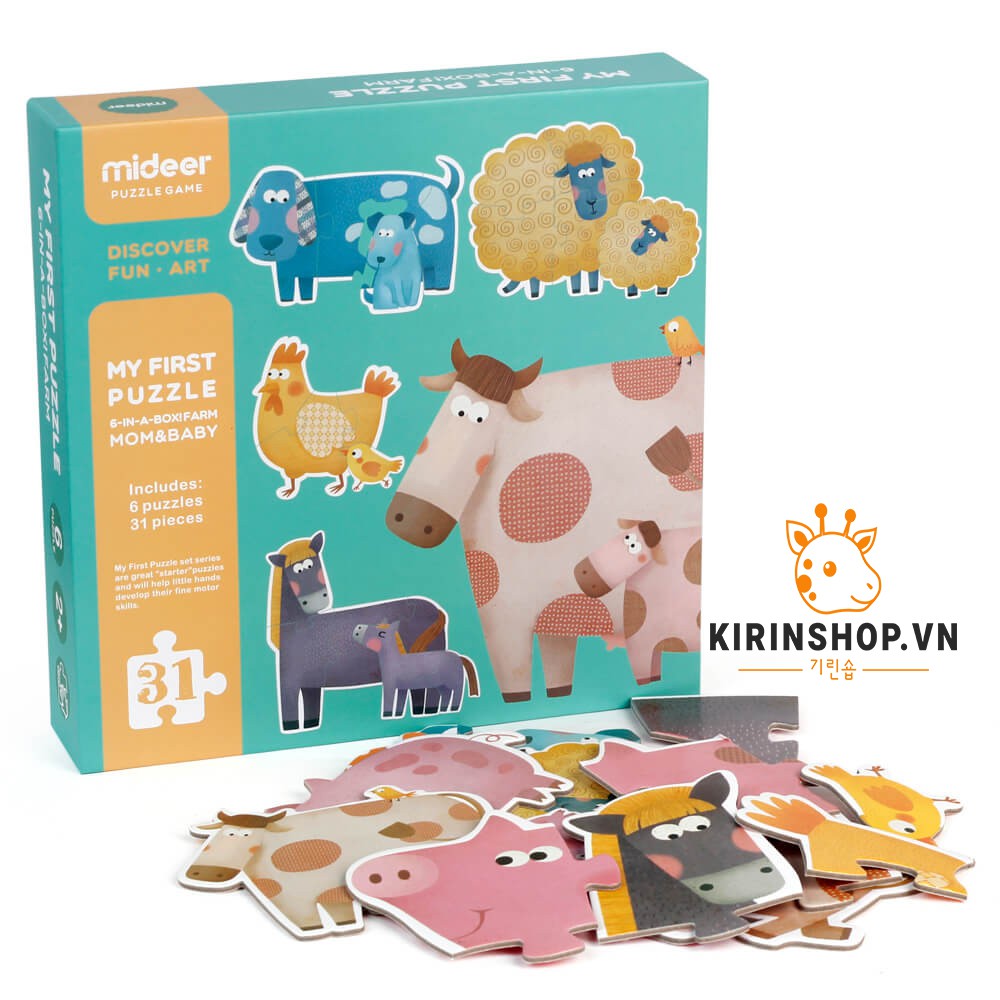 Bộ Xếp Hình My First Puzzle - Mideer