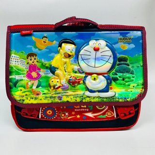 Cặp học sinh cho bé trai cấp 1 hình Doremon