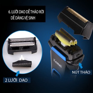 máy cạo râu kemei
