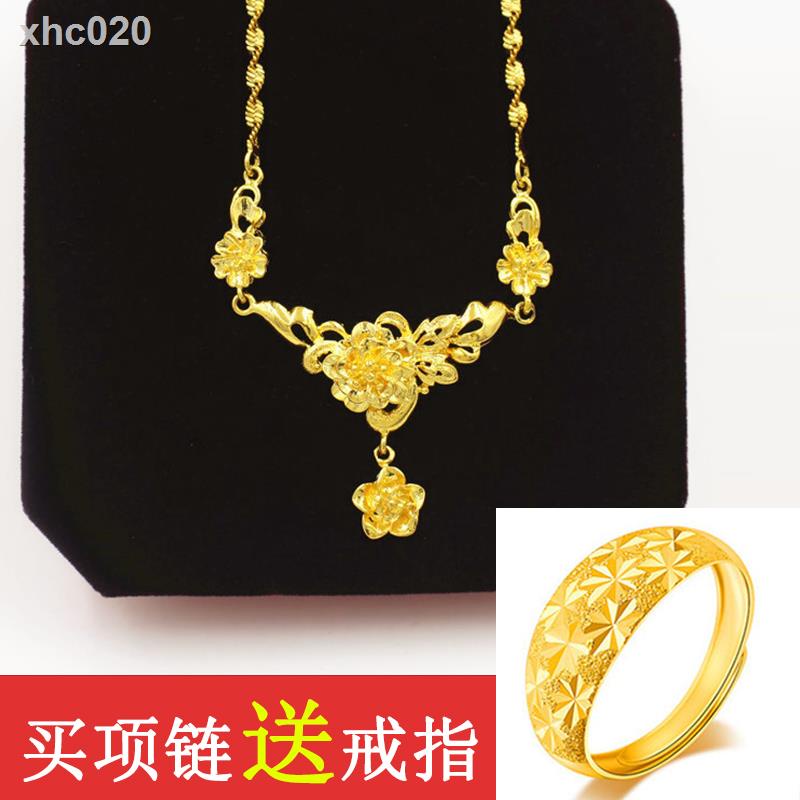 ✲Khuyên tai cô dâu giả mạ vàng 24k không phai 999