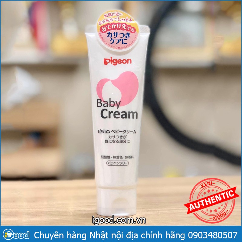 (bill) Kem chống nẻ cho bé Pigeon Baby Cream 50g