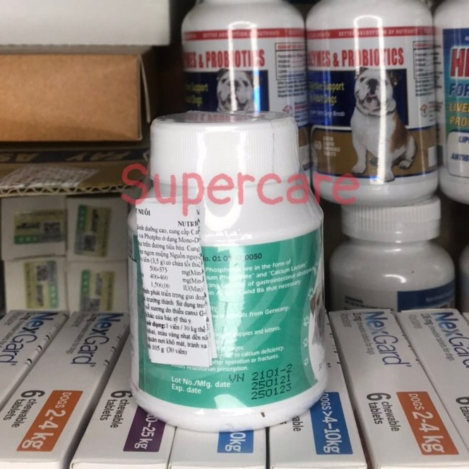 Một Lọ Canxi & Vitamin Nutrical - Đặc Biệt Cho Chó Con Mèo Con Xương Khoẻ  Ăn Ngon Miệng