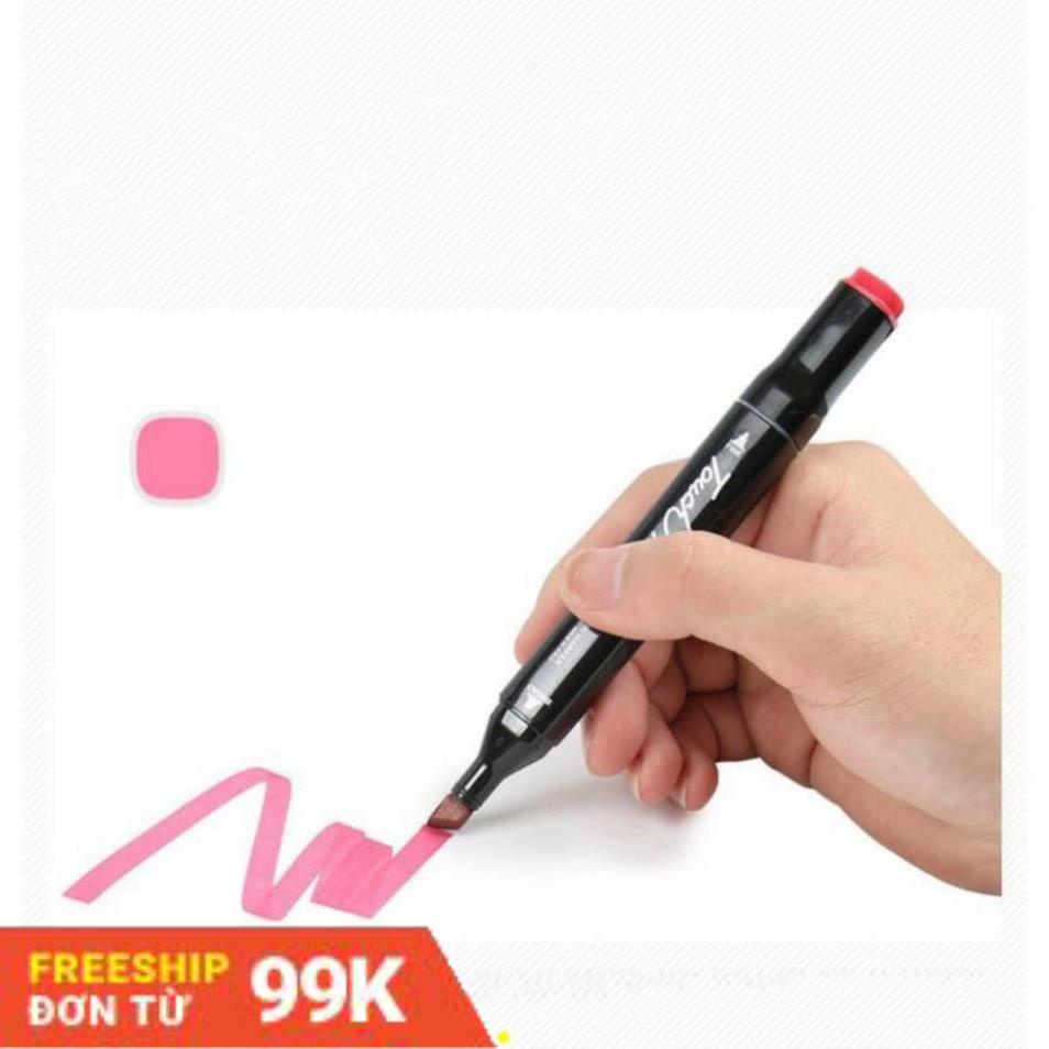 Bút Màu Marker TouchCool Túi Vải Bộ 48 Màu, vẽ anime, chân dung, phong cảnh [ BÚT MÀU 48 CHIẾC ]