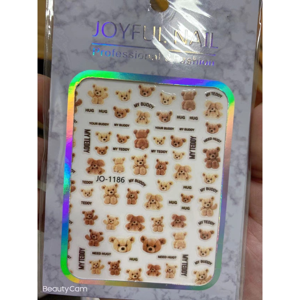 Stiker trang tri nail 1186