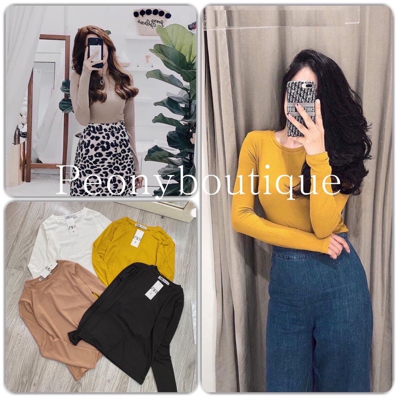 Áo thun dài tay dáng ôm KOREA siêu đẹp