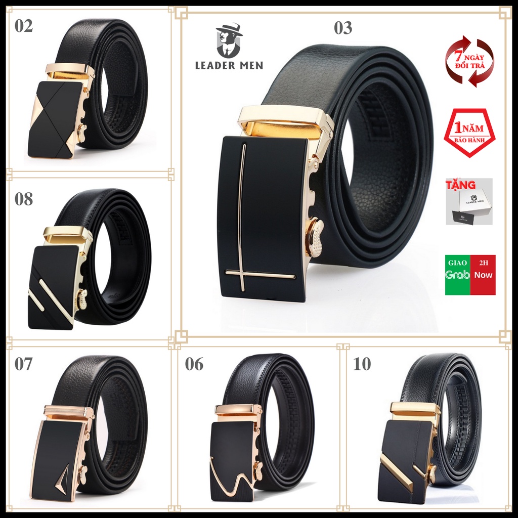 Thắt Lưng Nam LMEN Chất Liệu Da PU Cao Cấp Khóa Tự Động - Dây Lưng Nam Thời Trang Kiểu Dáng Sang Trọng - Bảo Hành 1 Năm
